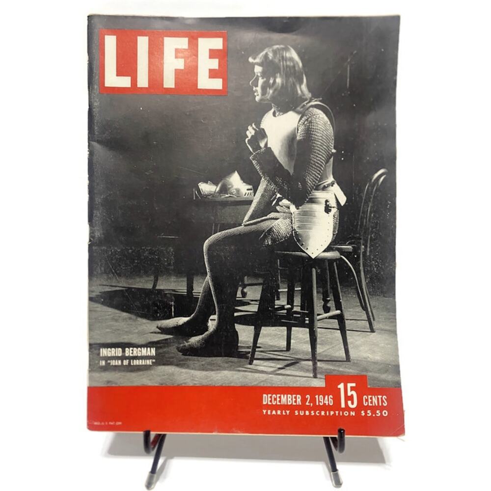 Life Magazine December 2 1946 Ingrid Bergman as Joan of Arc